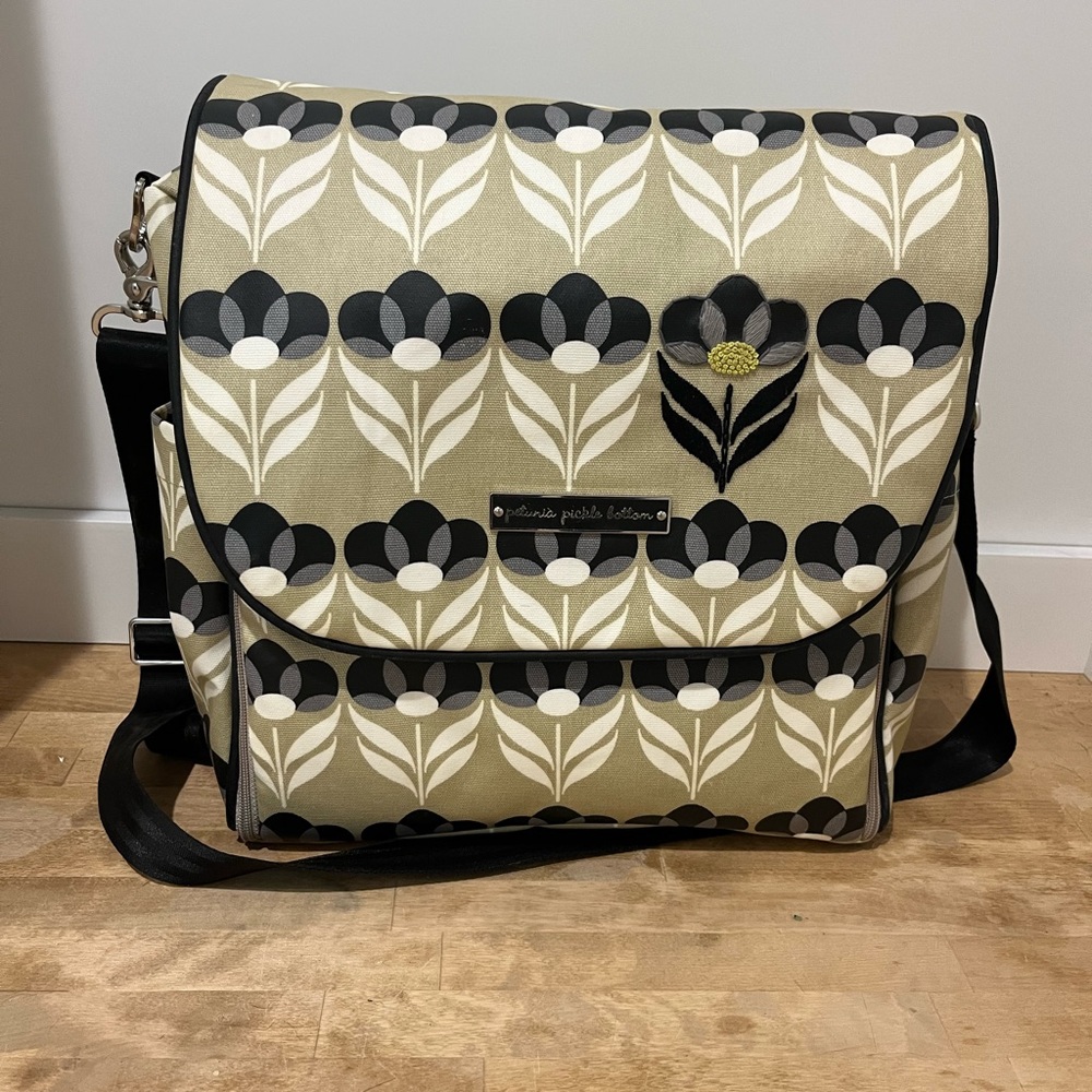 Petunia Pickle Bottom backpack diaper bag.